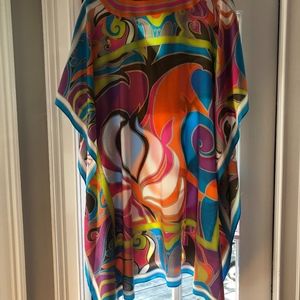 Trina Turk 100% Silk Kaftan